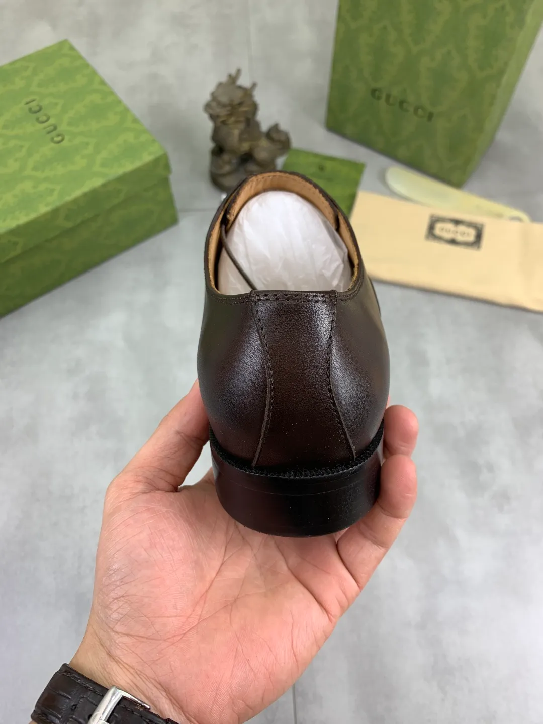 Men's men's shoes 💰P560 [New style] Water dyed cowhide 💰💎💎💎 [Gucci] GUCCI high-end men's formal business leather shoes, original order 1:1! Original imported high-end open-edge beaded calfskin, original metal buckle, imported first-layer cowhide lining for feet. Original outsole, men's shoe size: 39-44 (45 customized) 3️⃣ colors available